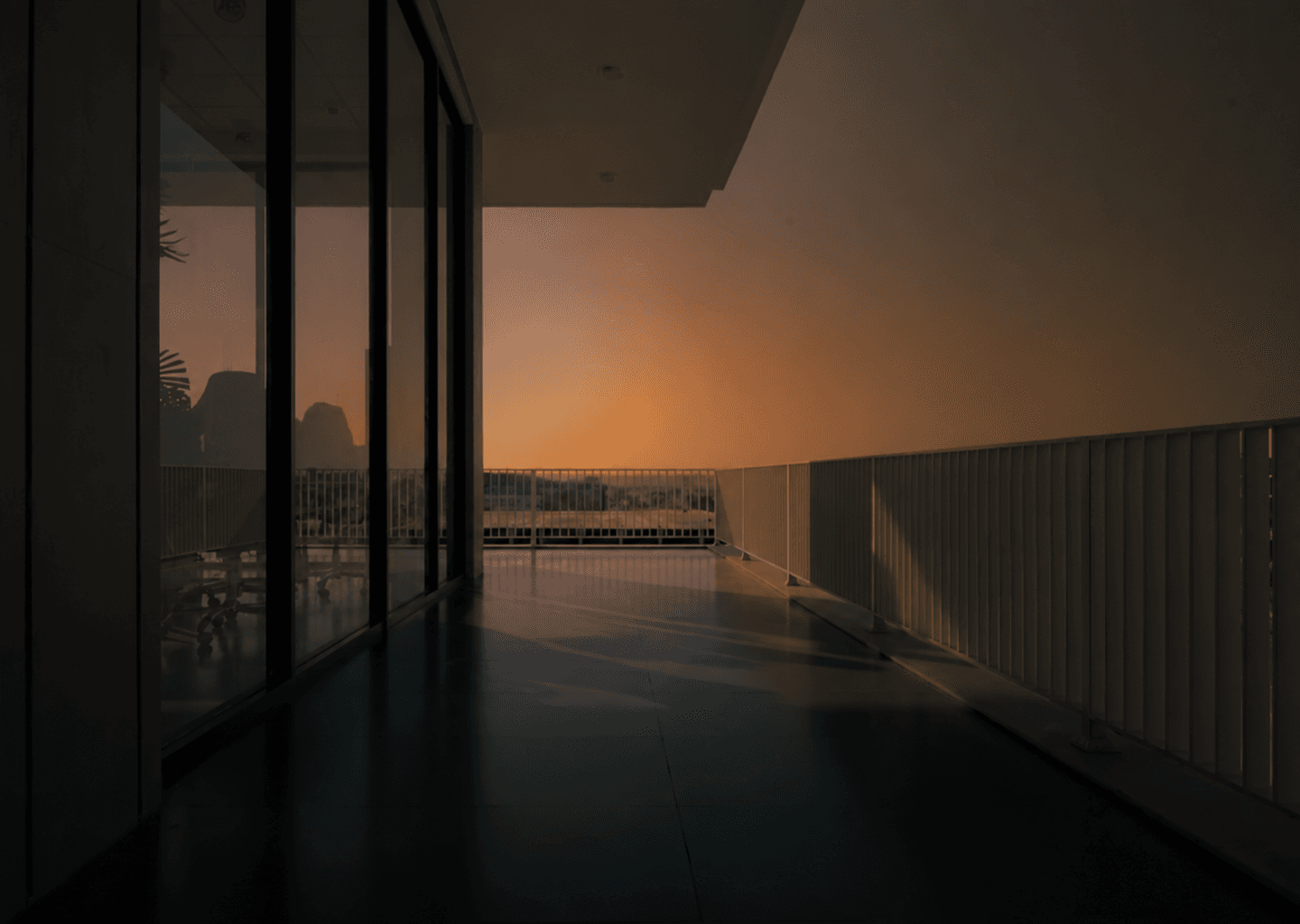 Sunset balcony